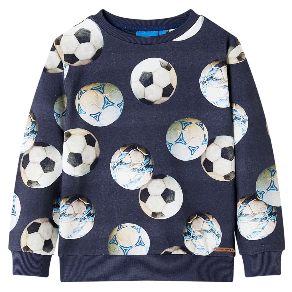 Sudadera infantil azul marino 104