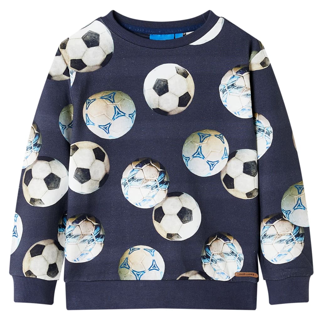 Sudadera infantil azul marino 128