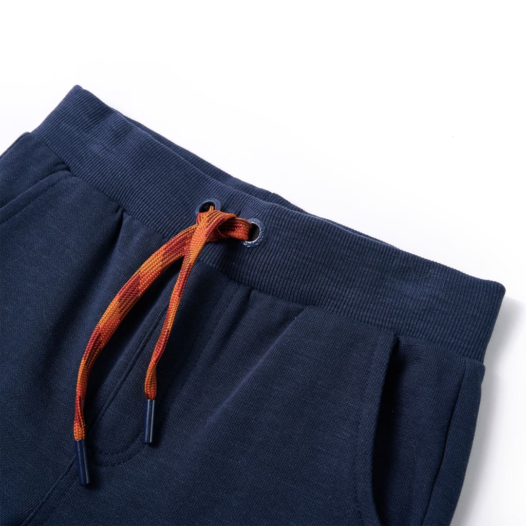 Children's Chundal Pants Navy Blue Mélange 116