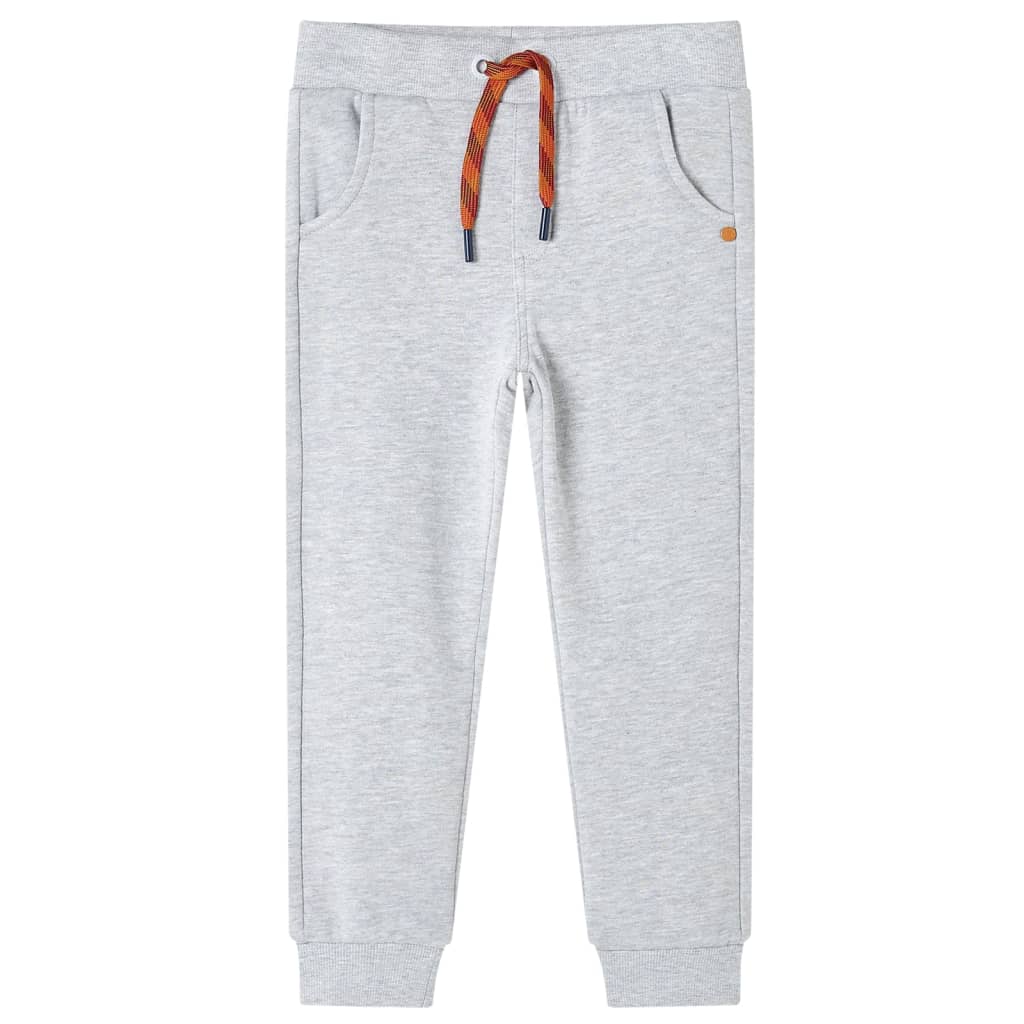 Pantalones de chándal infantiles gris mélange 116