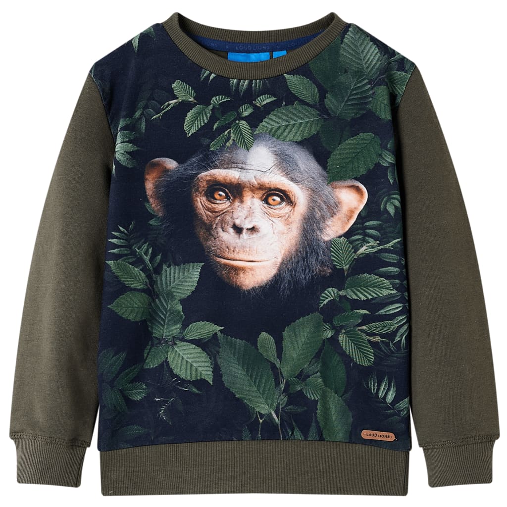 Sudadera infantil caqui 104