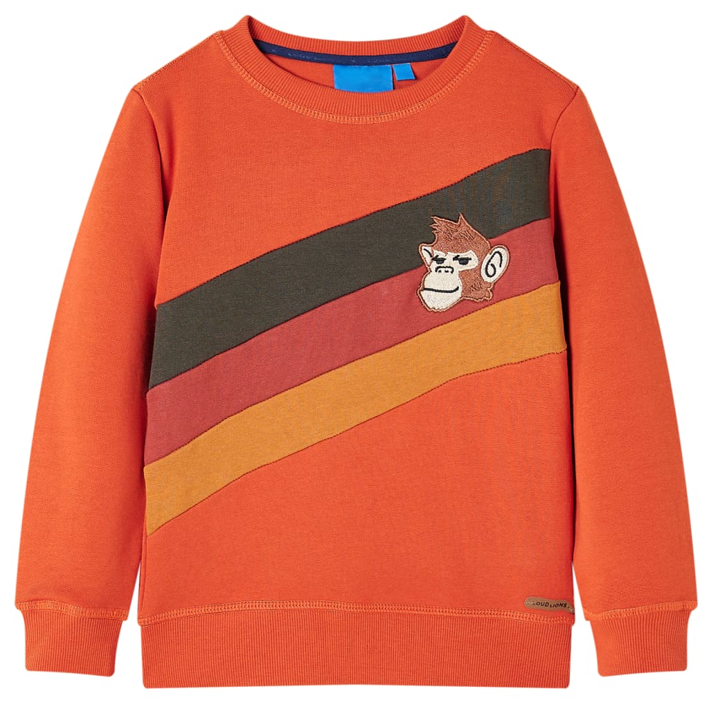 Sudadera infantil naranja 104