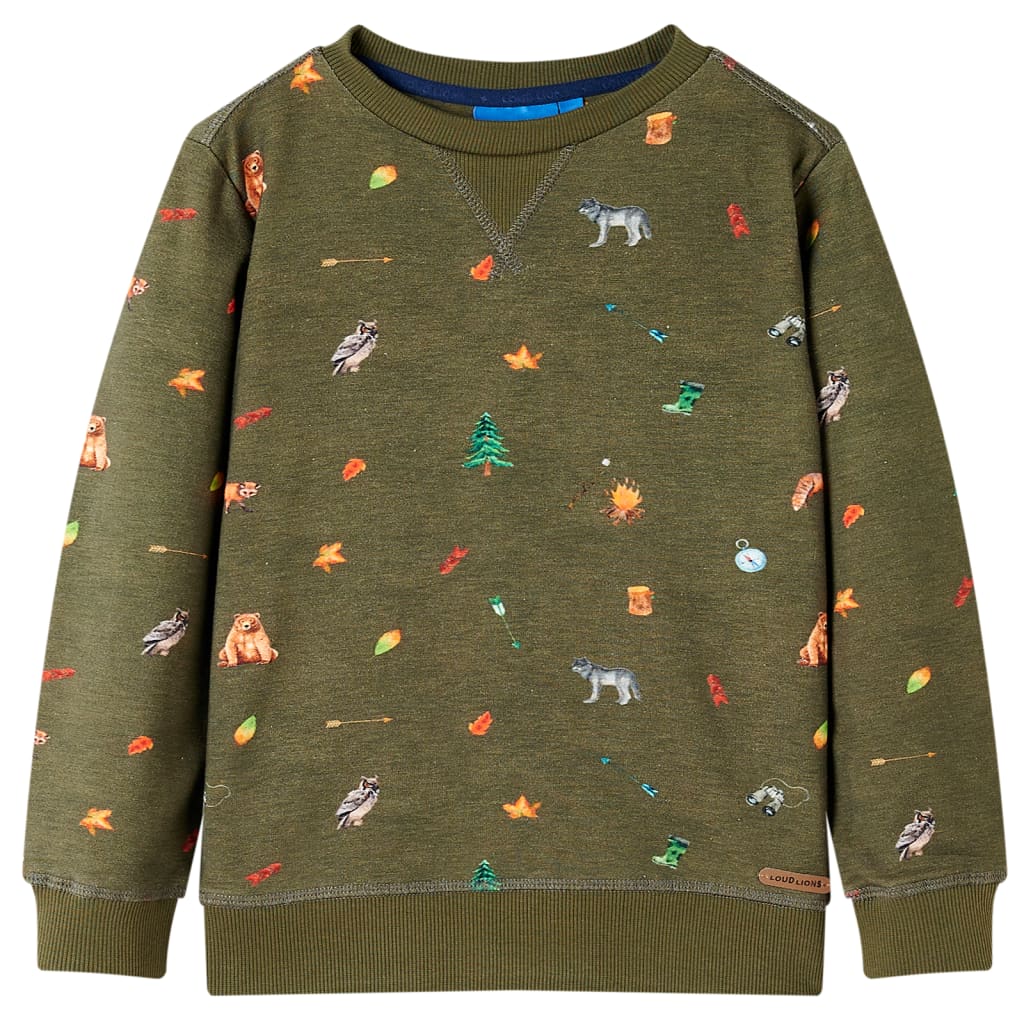 Sudadera infantil caqui 104