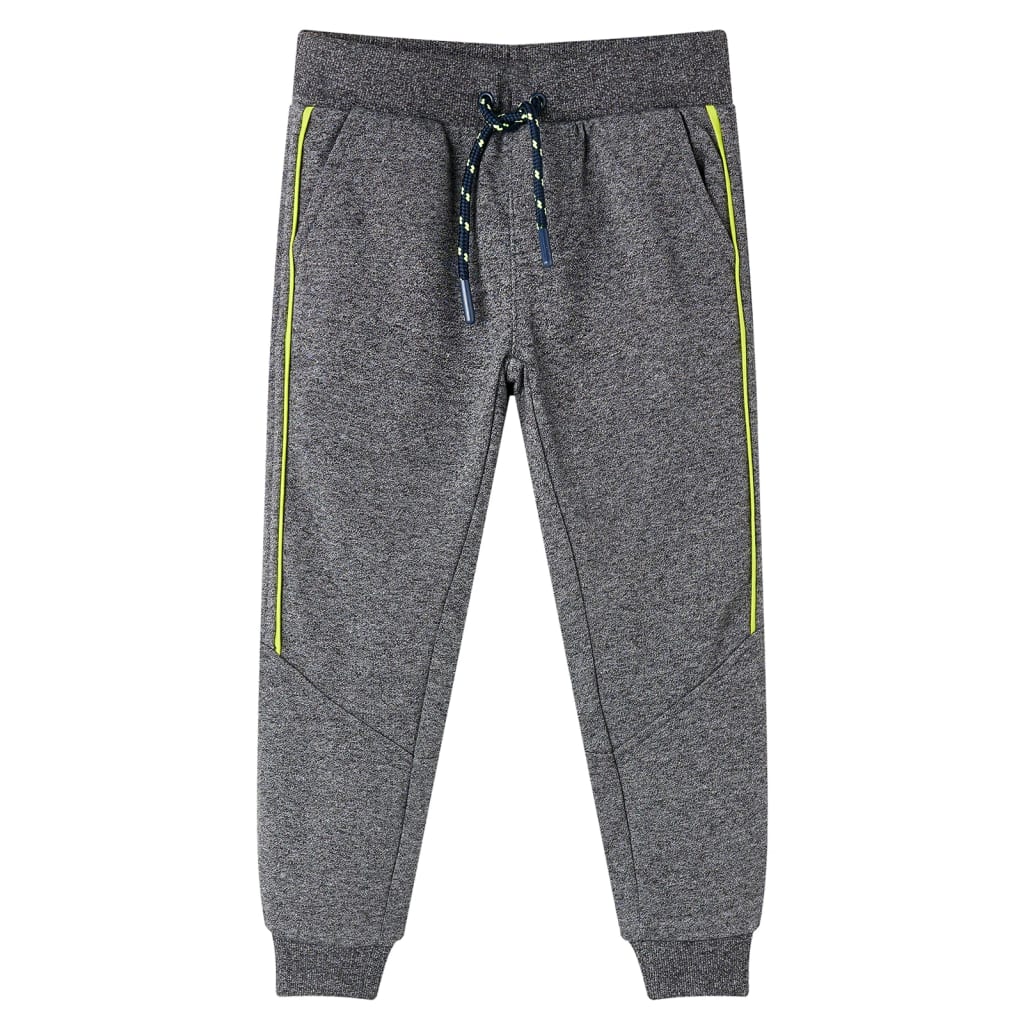 Pantalones de chándal infantiles gris mélange 104