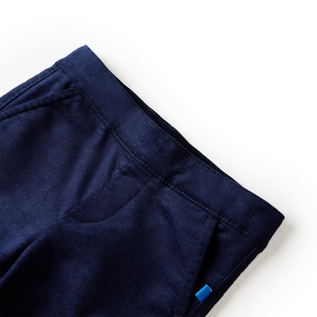 Pantaloni per bambini blu scuro blu 104