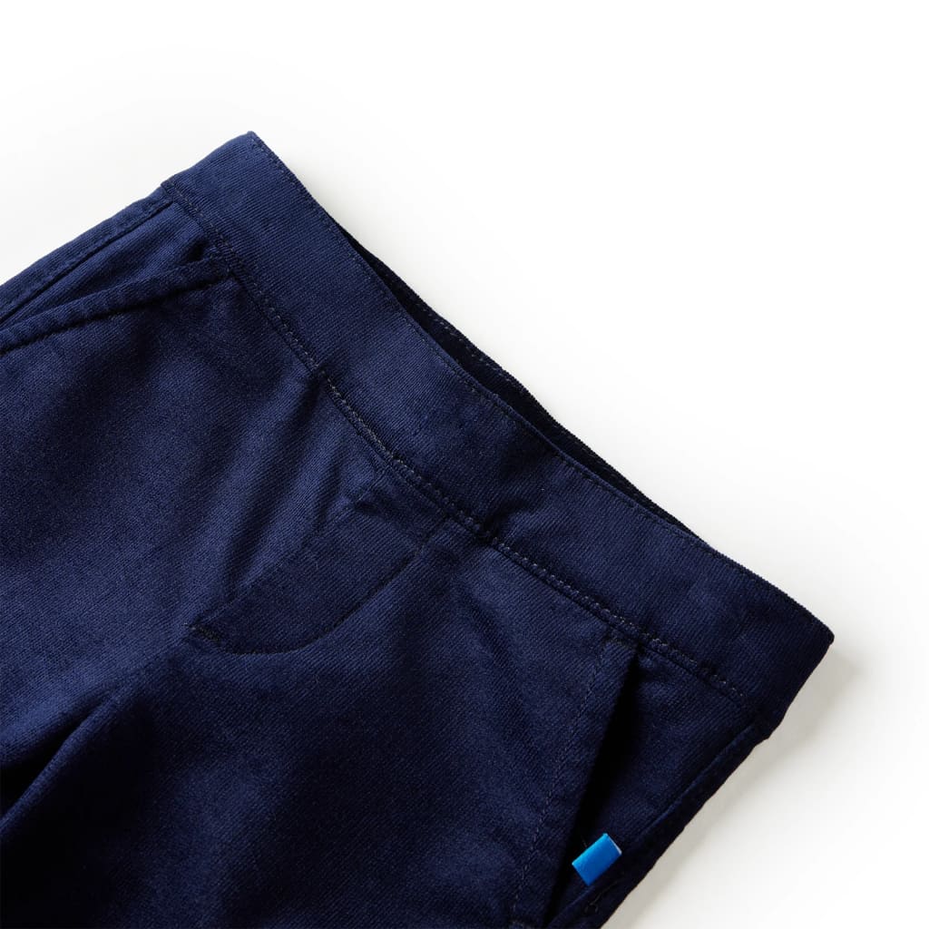 Pantaloni per bambini blu scuro blu 128