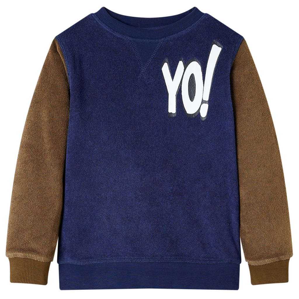 Sudadera infantil azul marino oscuro 104