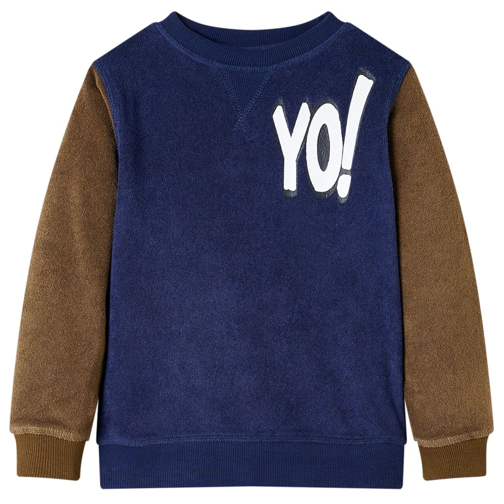 Sudadera infantil azul marino oscuro 128