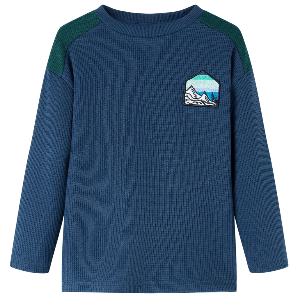 Sudadera infantil azul marino 92