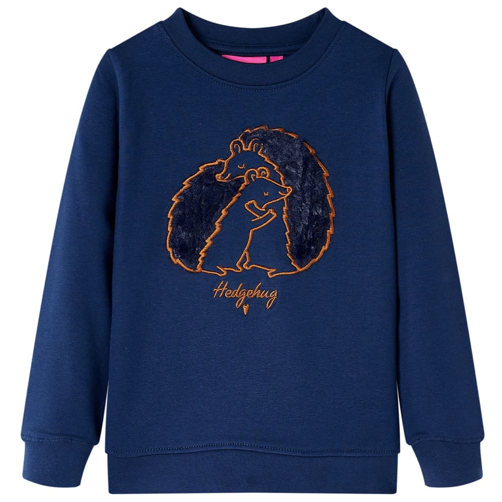 Sudadera infantil azul marino 92