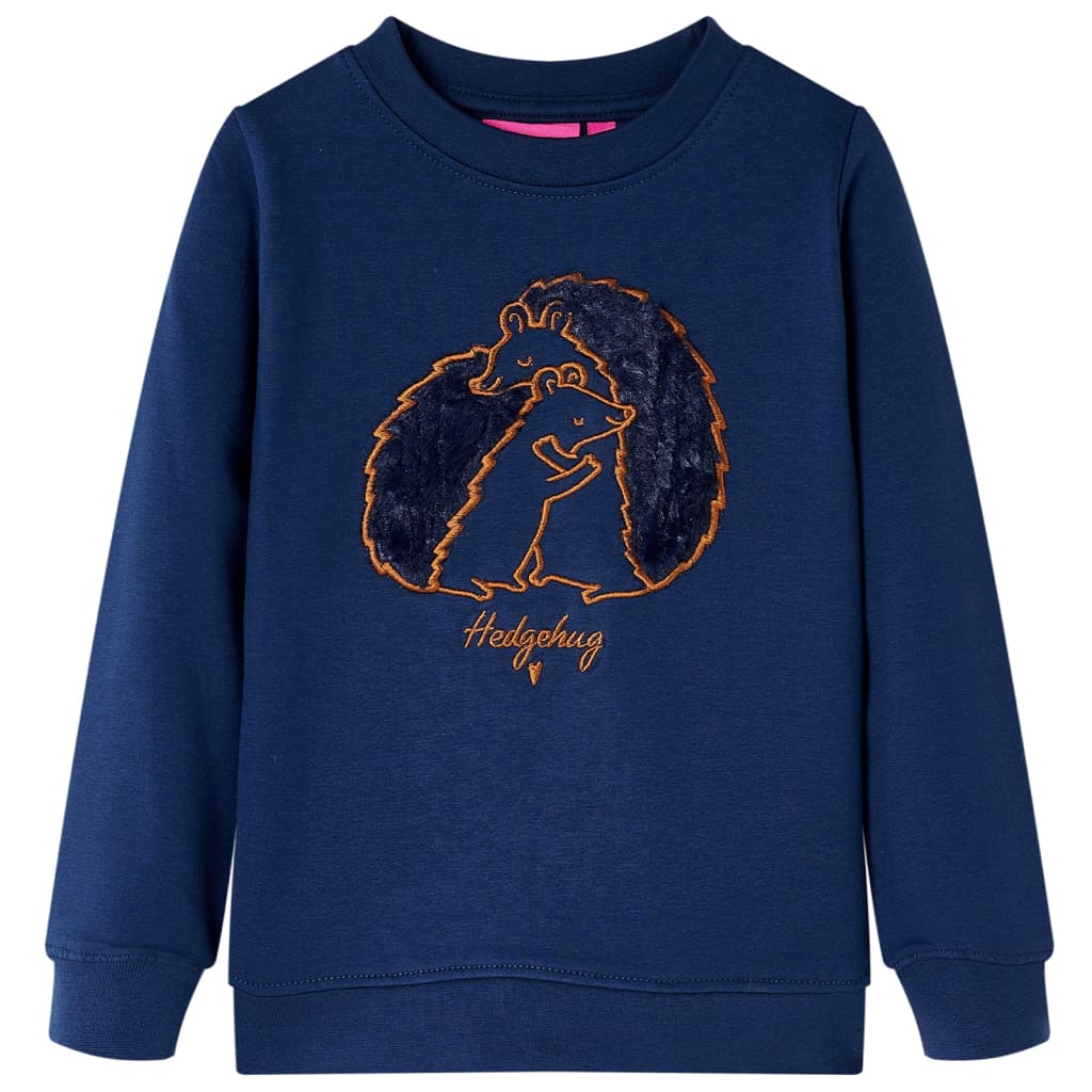 Sudadera infantil azul marino 104