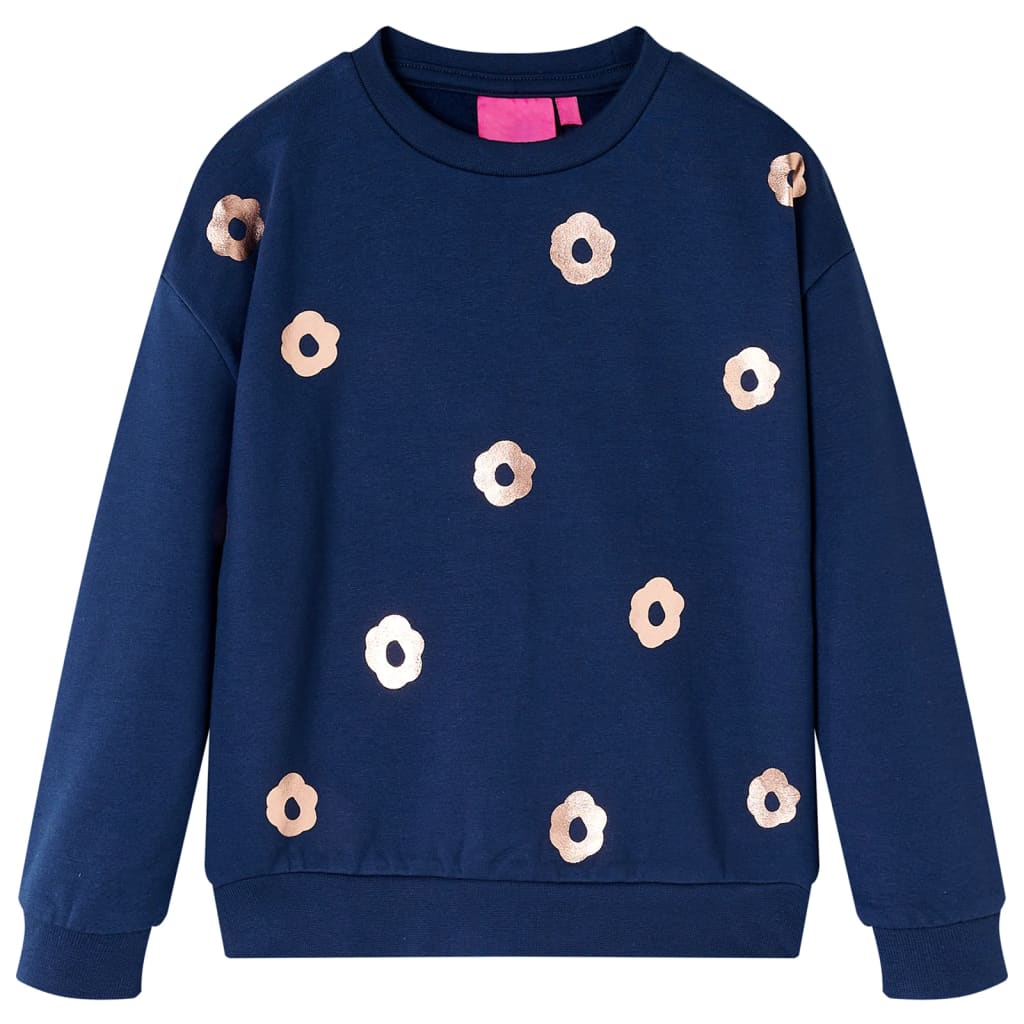 Sudadera infantil azul marino 104