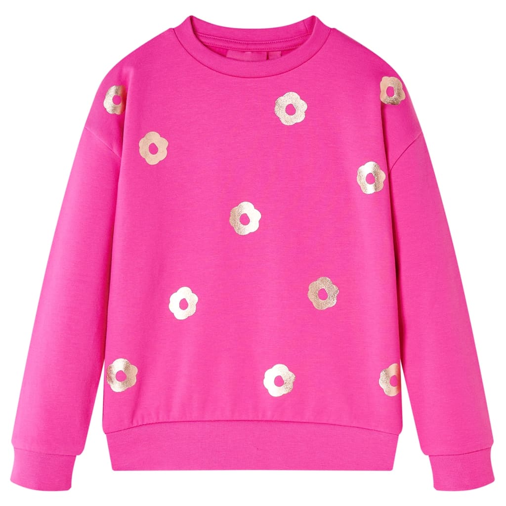 Sudadera infantil rosa oscuro 116