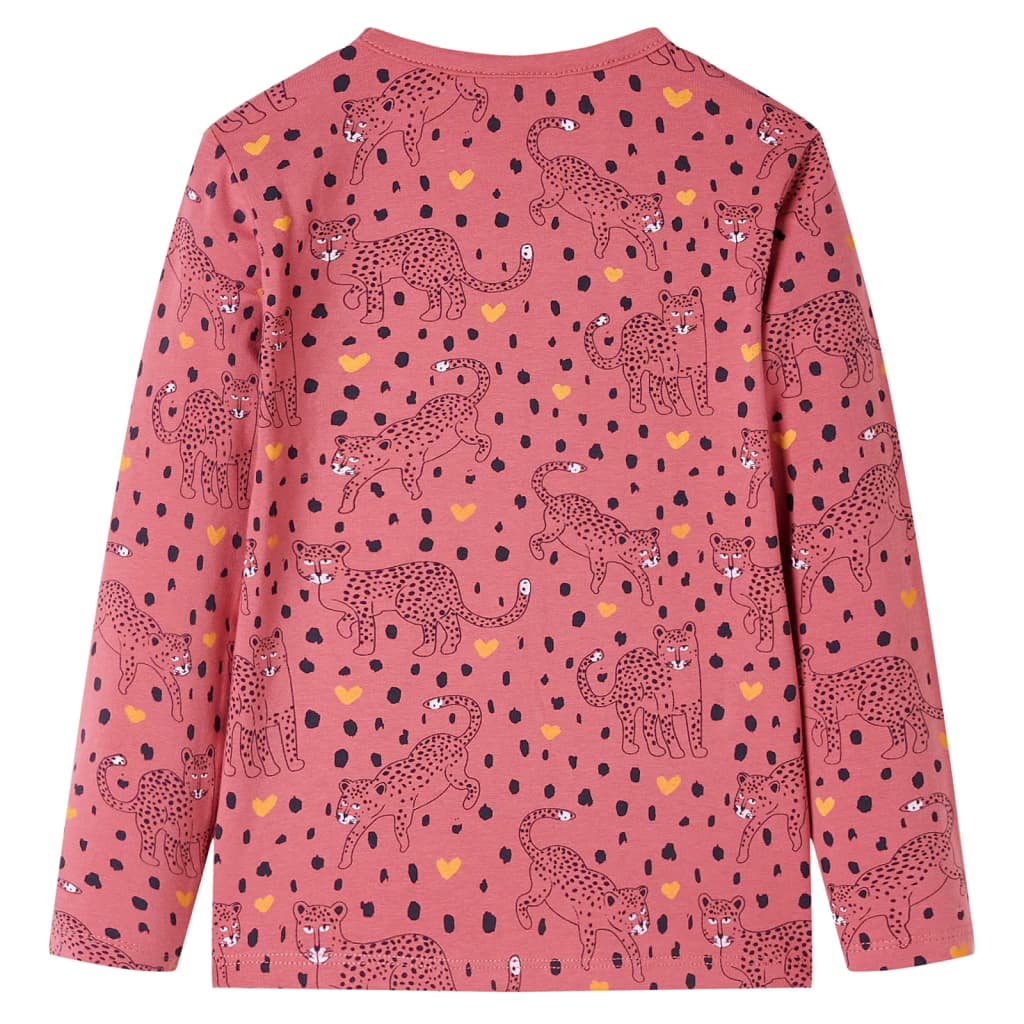 Pajama rose long des enfants 92