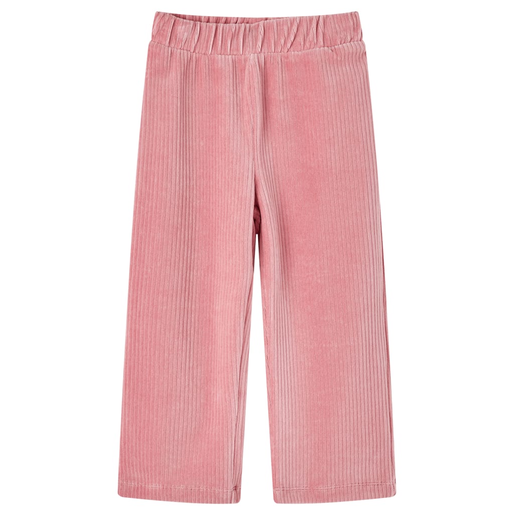 Pantalón infantil pana rosa claro 116