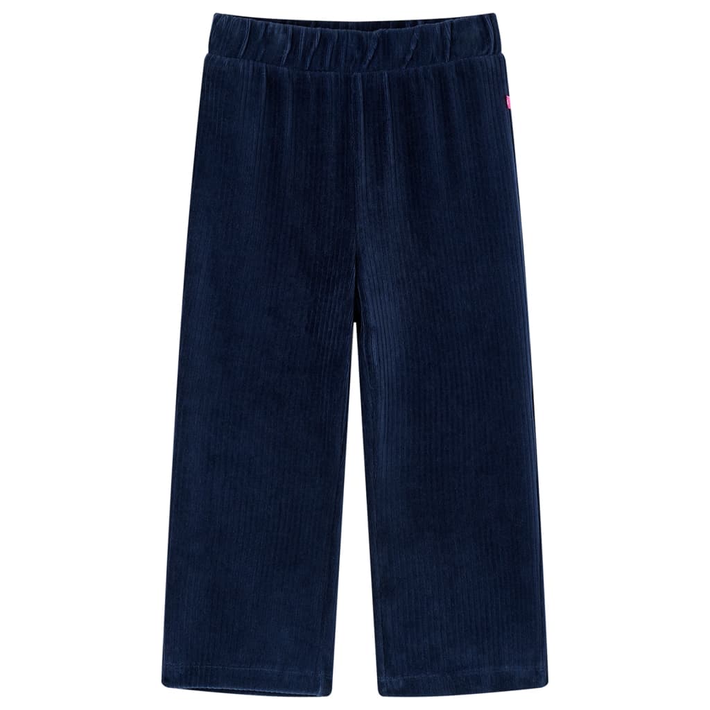 Pantalón infantil pana azul marino 92