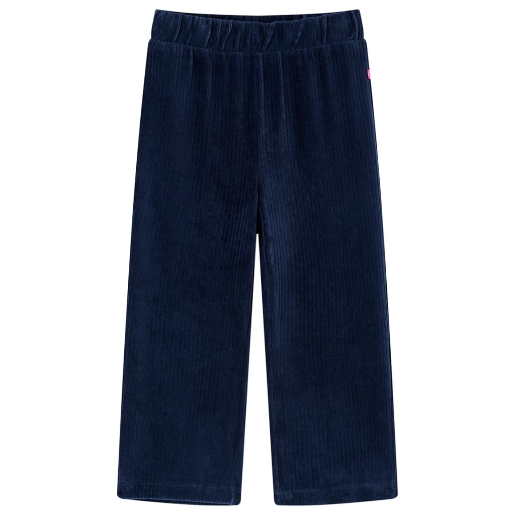 Pantalón infantil pana azul marino 104