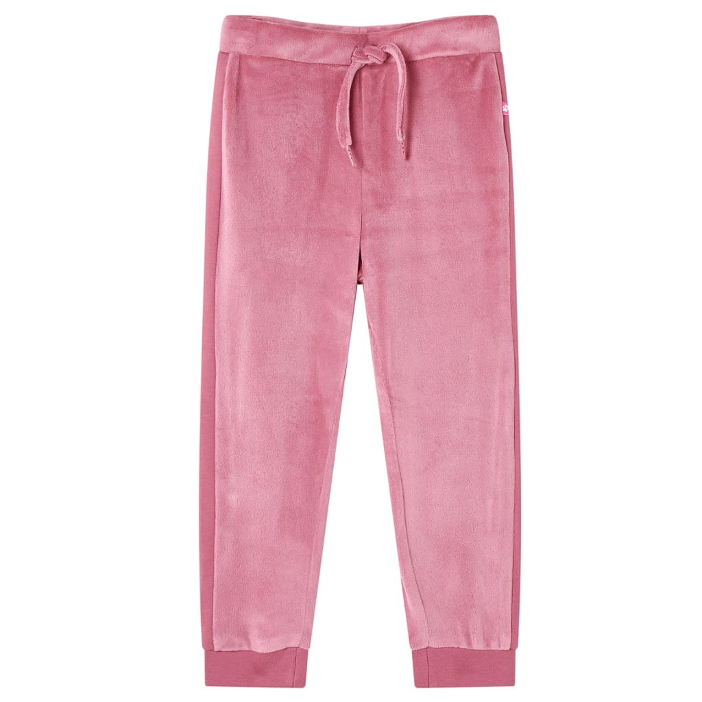 Pantalones de chándal infantiles color frambuesa 116