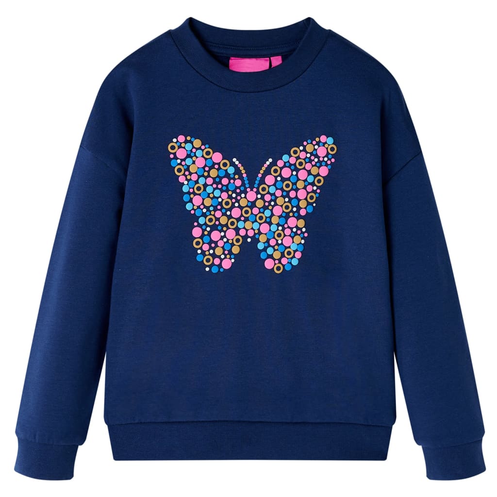 Sudadera infantil azul marino 92