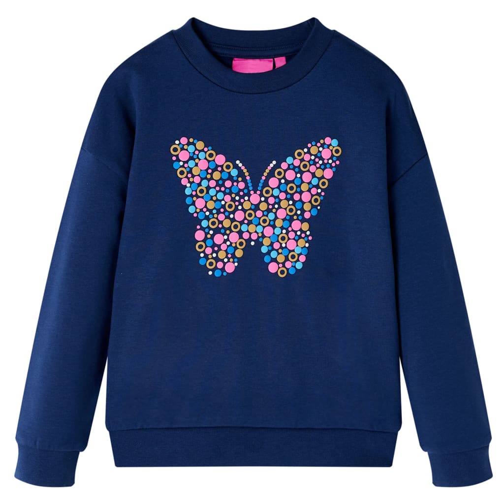 Sudadera infantil azul marino 104