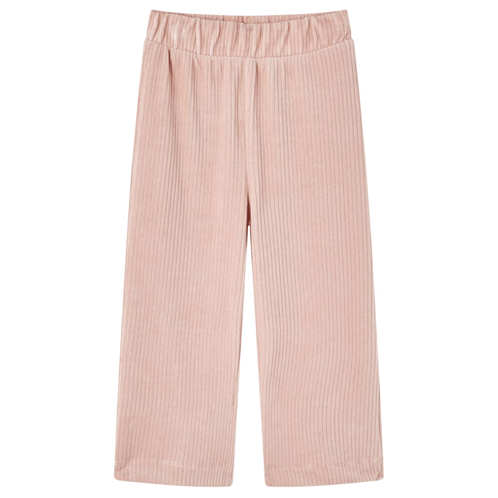 Pantalón infantil pana rosa claro 92