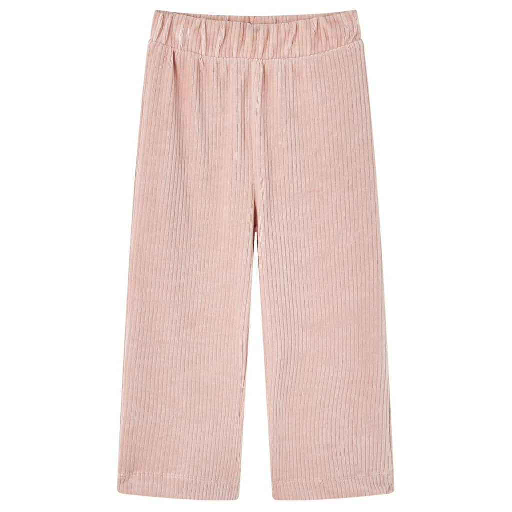 Pantalón infantil pana rosa claro 116