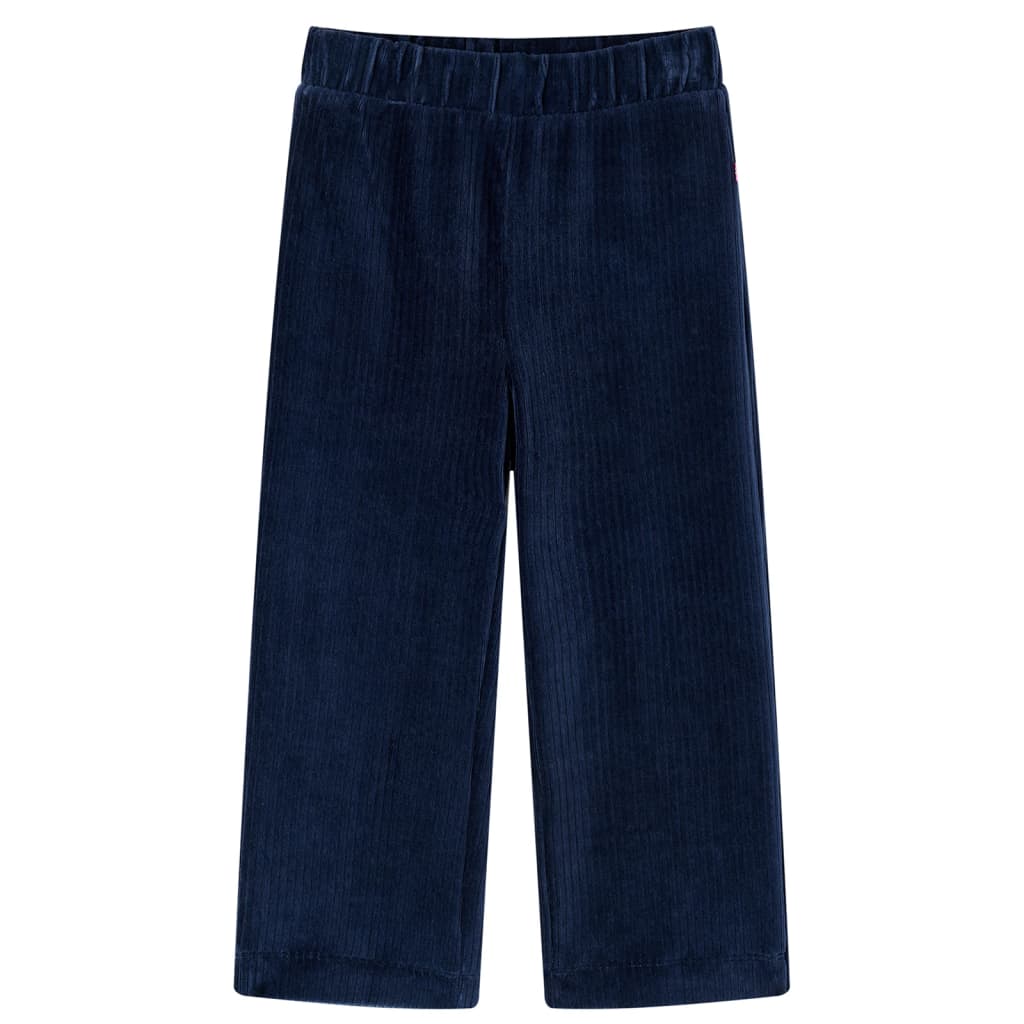 Pantalón infantil pana azul marino 92