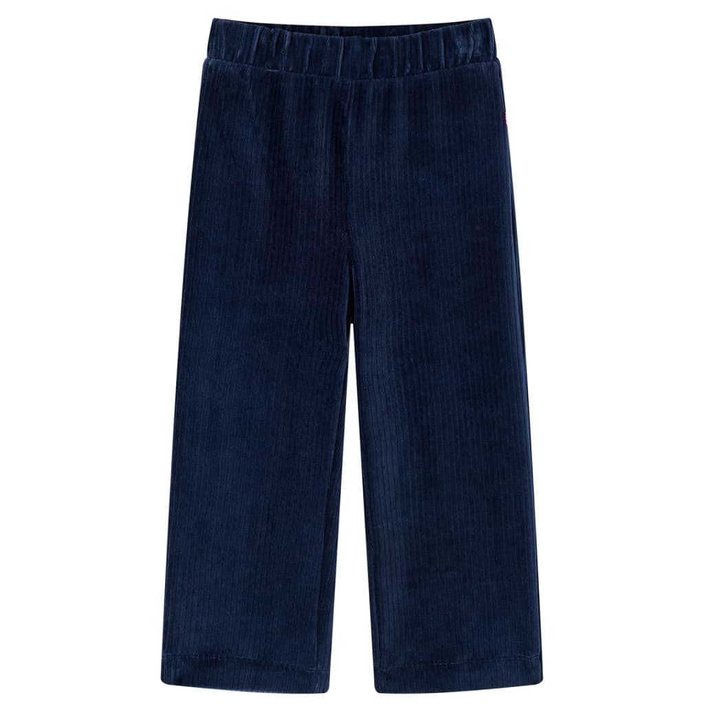 Pantalón infantil pana azul marino 140