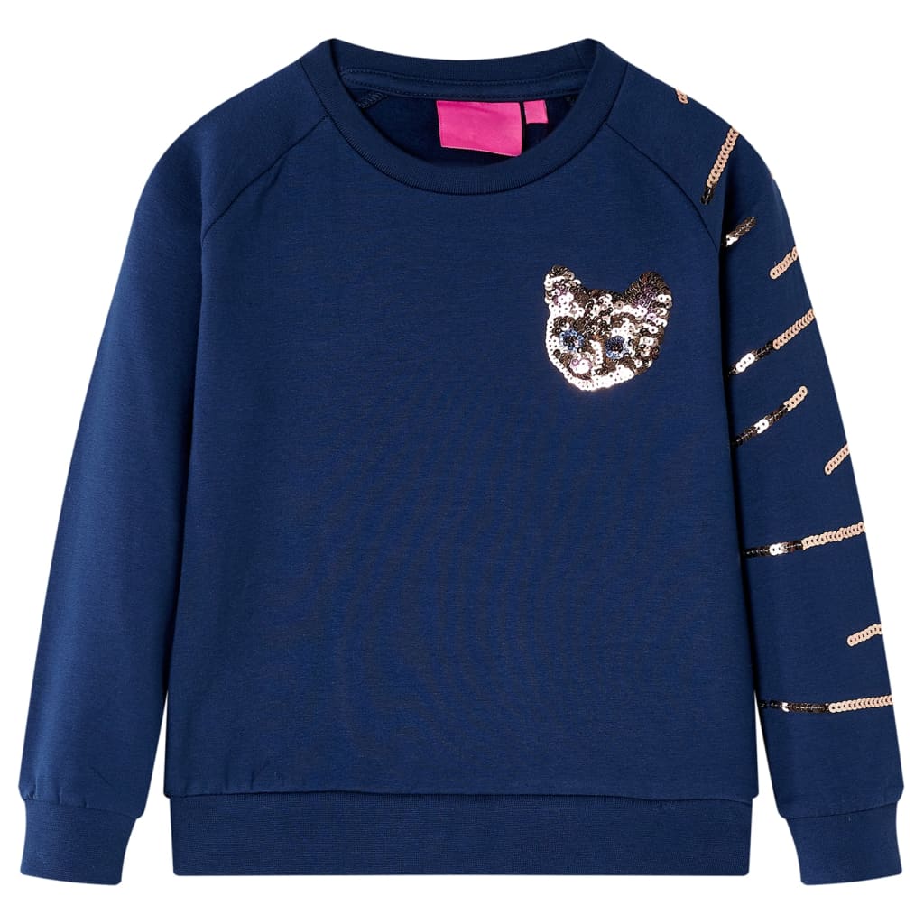 Sudadera infantil azul marino 104