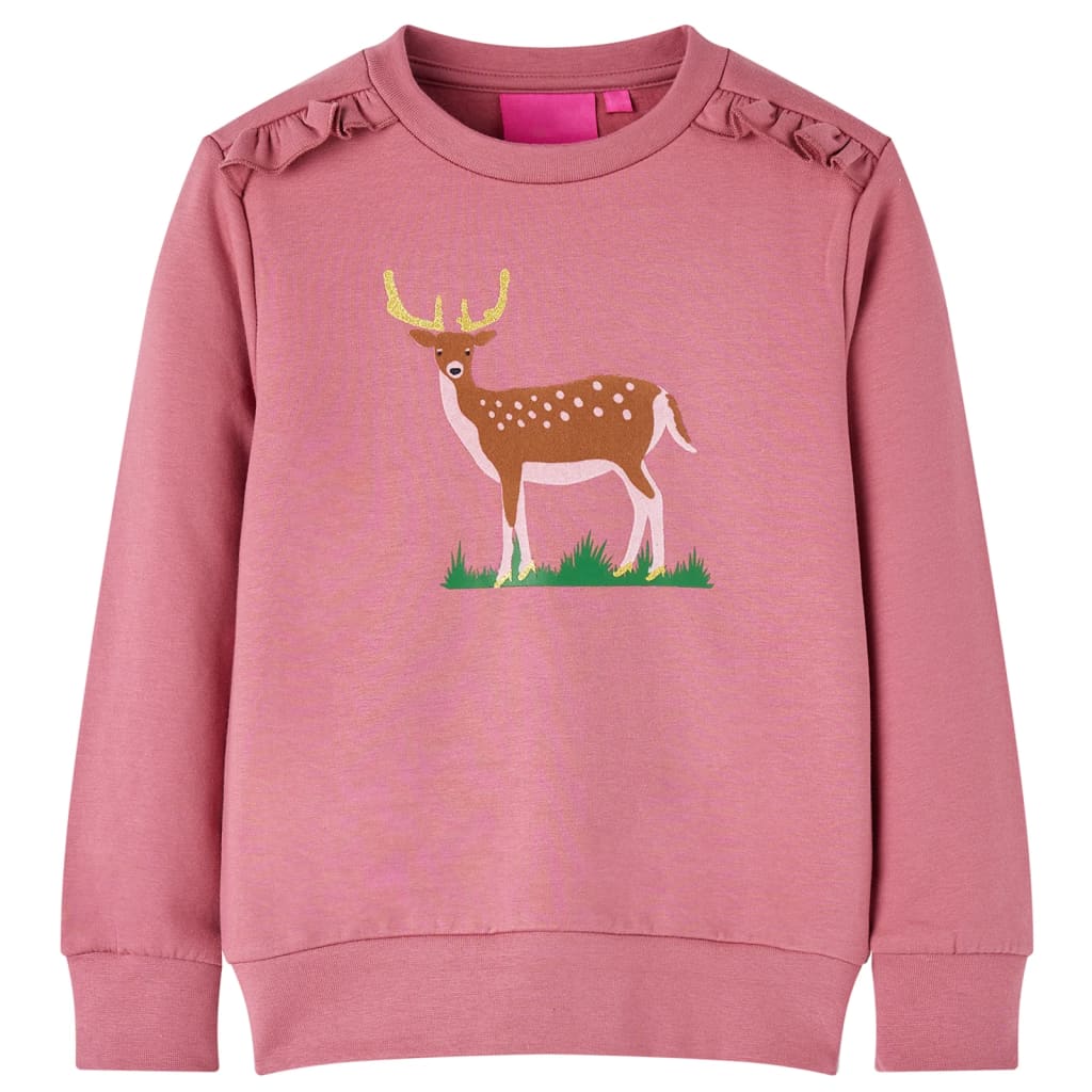 Sudadera infantil color frambuesa 92