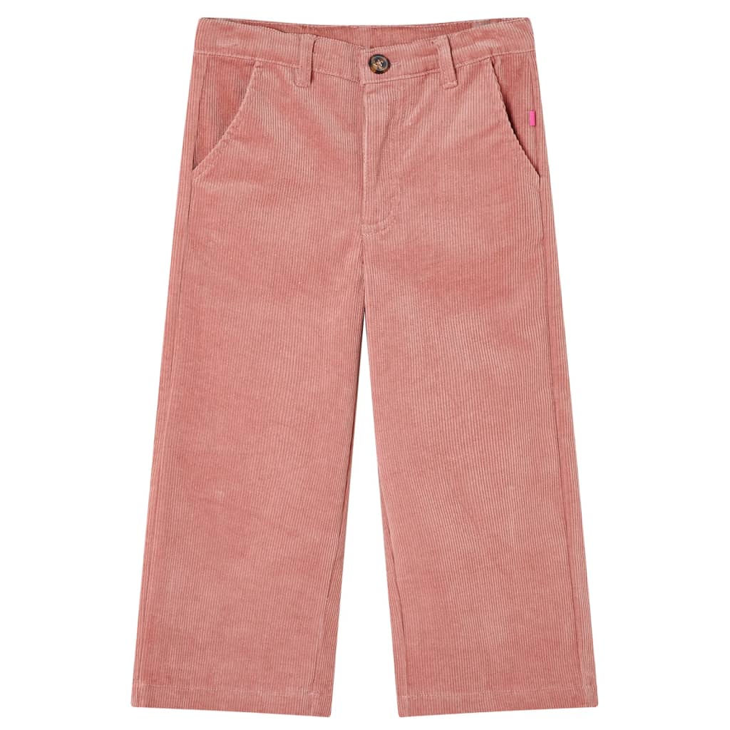 Pantalón infantil pana rosa envejecido 92