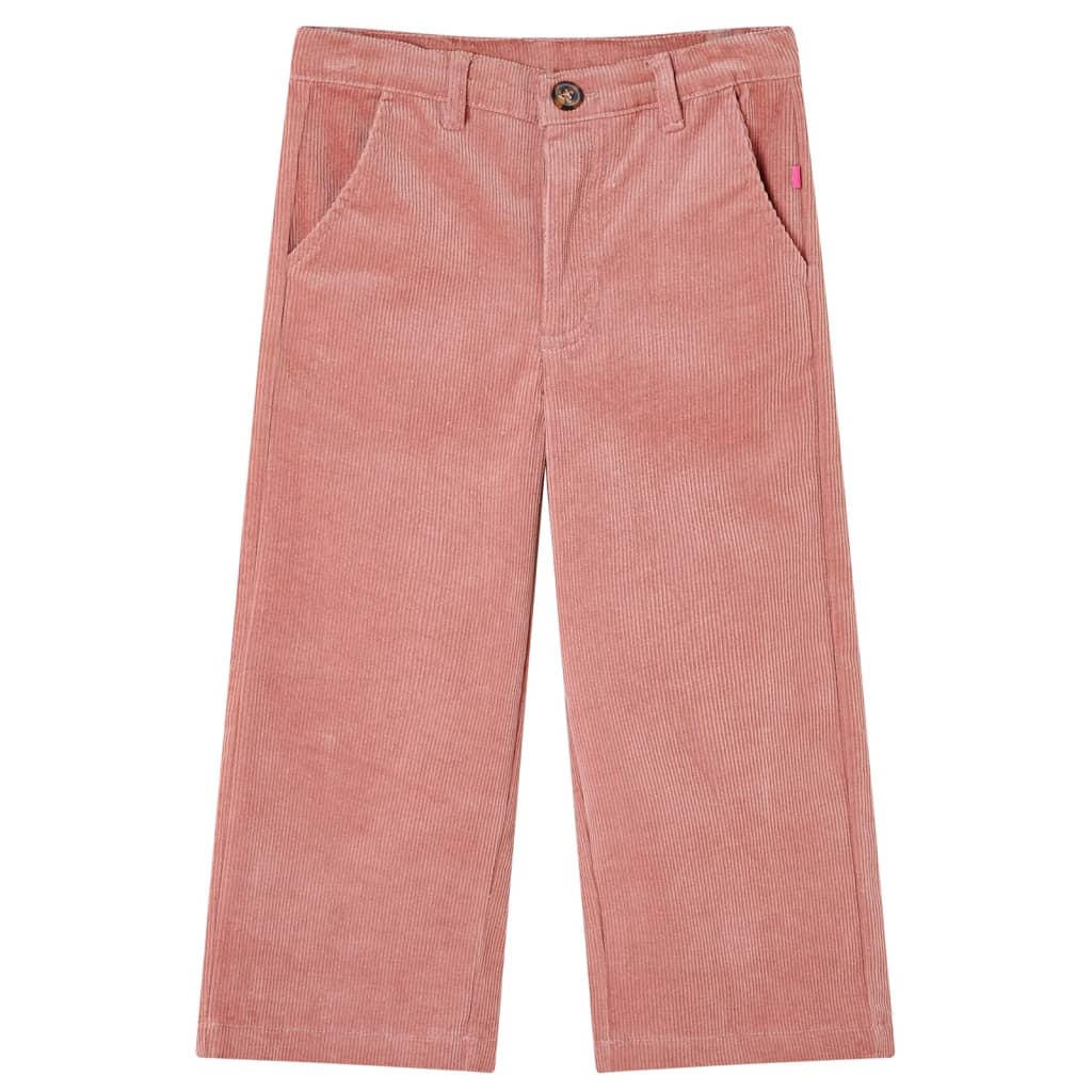 Pantalón infantil pana rosa envejecido 104