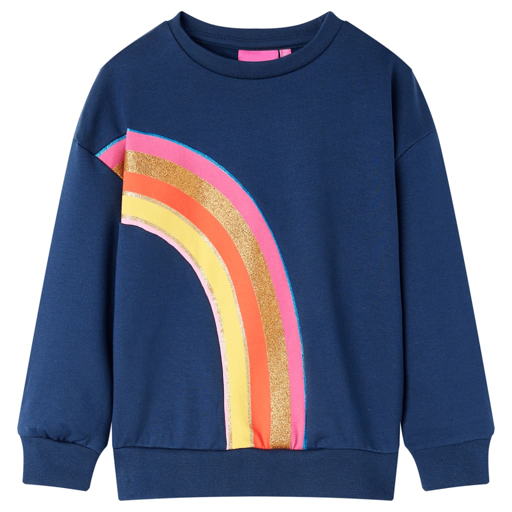 Sudadera infantil azul marino 104