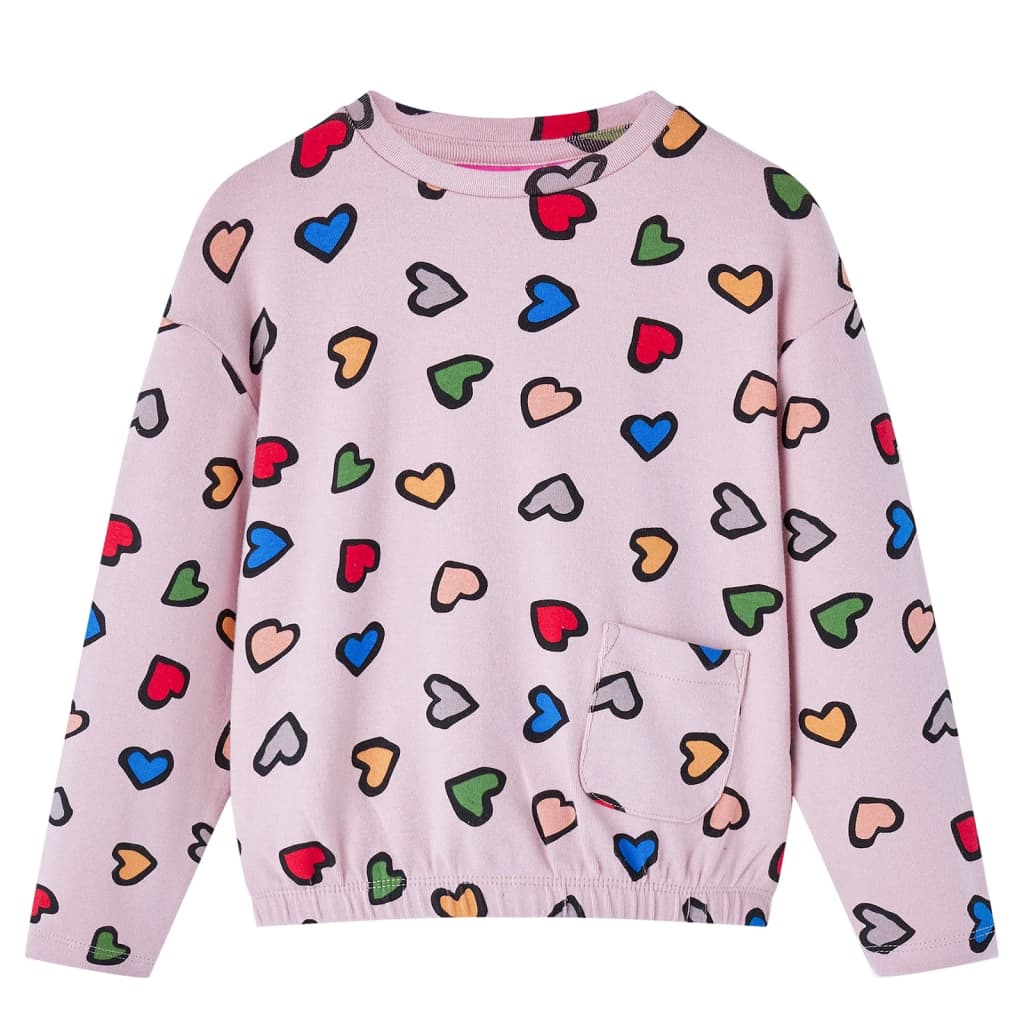 Sudadera infantil rosa 92