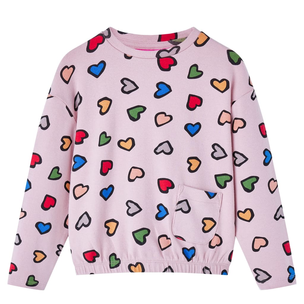 Sudadera infantil rosa 116