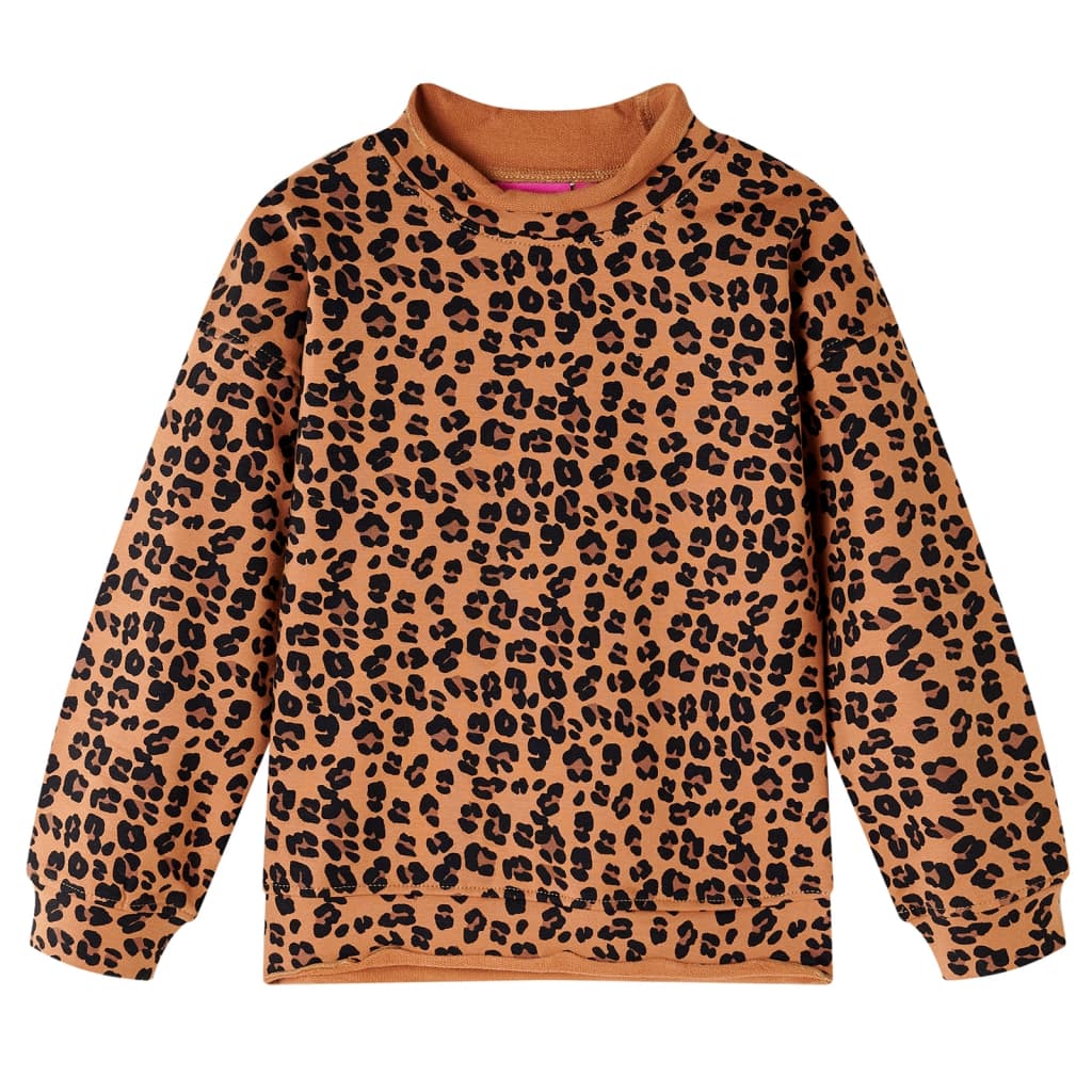 Sudadera infantil color coñac claro 92