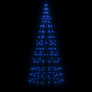 Árbol de navidad en asta de bandera 200 led azul 180 cm v2377 Vetonek