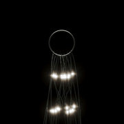 Árbol de navidad en asta de bandera 550 led blanco frío 300 cm v2391 - Vetonek