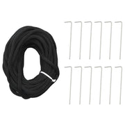 Árbol de Navidad en asta de bandera 1534 LED blanco frío 500 cm V2438 Vetonek