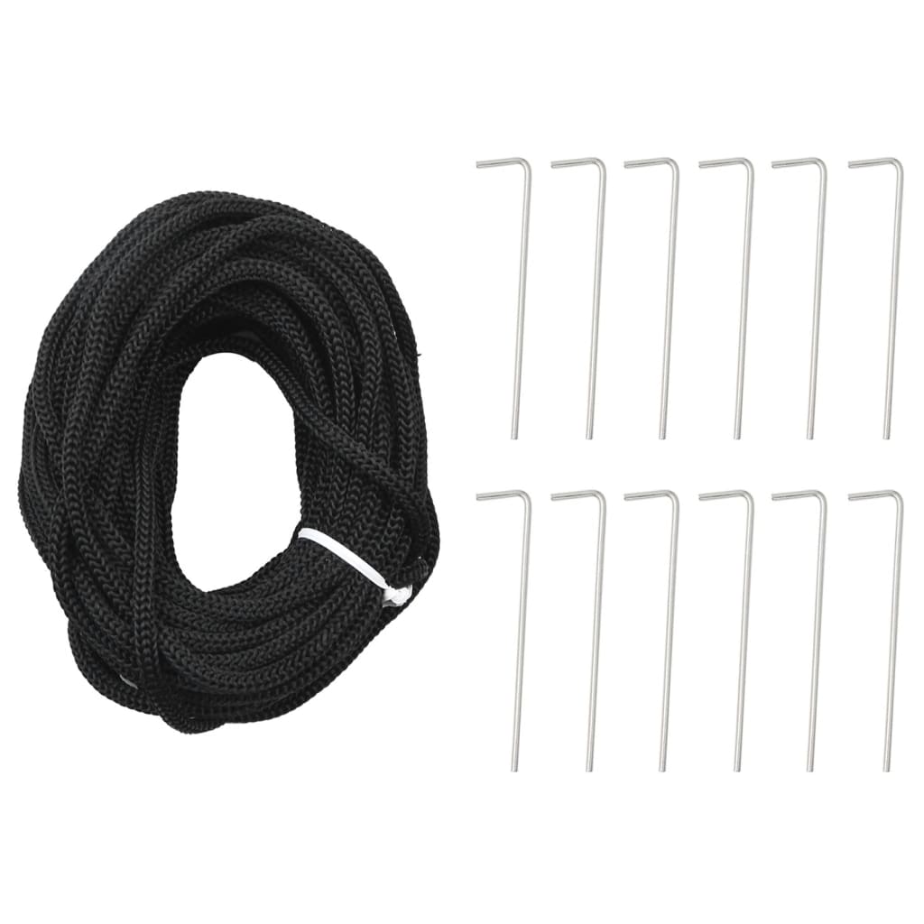 Árbol de Navidad en asta de bandera 1534 LED blanco frío 500 cm V2438 Vetonek