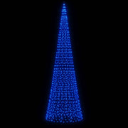 Árbol de navidad en asta de bandera 1534 led azul 500 cm v2452 - Vetonek