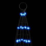 Árbol de navidad en asta de bandera 1534 led azul 500 cm v2452 - Vetonek