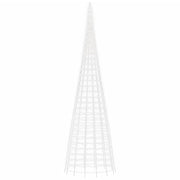 Árbol de navidad en asta de bandera 3000 led blanco frío 800 cm v2476 Vetonek