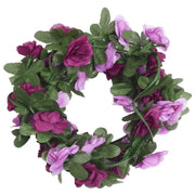 Vetonek Guirnaldas de flores de Navidad 6 uds morado claro 250 cm