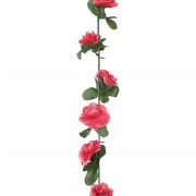 Guirnaldas de flores de navidad 6 uds rojo y rosa 250 cm v6795 - Vetonek