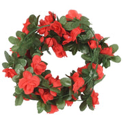 Vetonek Guirnaldas de flores de Navidad 6 uds rojo primaveral 250 cm