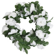 Guirnaldas de flores de Navidad 6 uds blanco primaveral 250 cm V6825 Vetonek