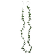 Guirnaldas de flores de Navidad 6 uds blanco primaveral 250 cm V6825 Vetonek