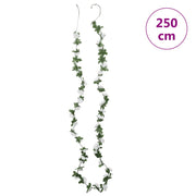 Guirnaldas de flores de Navidad 6 uds blanco primaveral 250 cm V6825 Vetonek