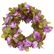 Vetonek Guirnaldas de flores de Navidad 6 uds morado claro 250 cm